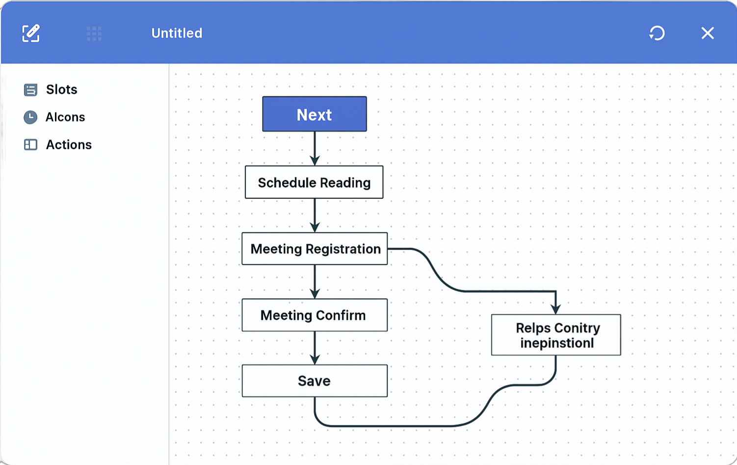 Workflow Builder Interface